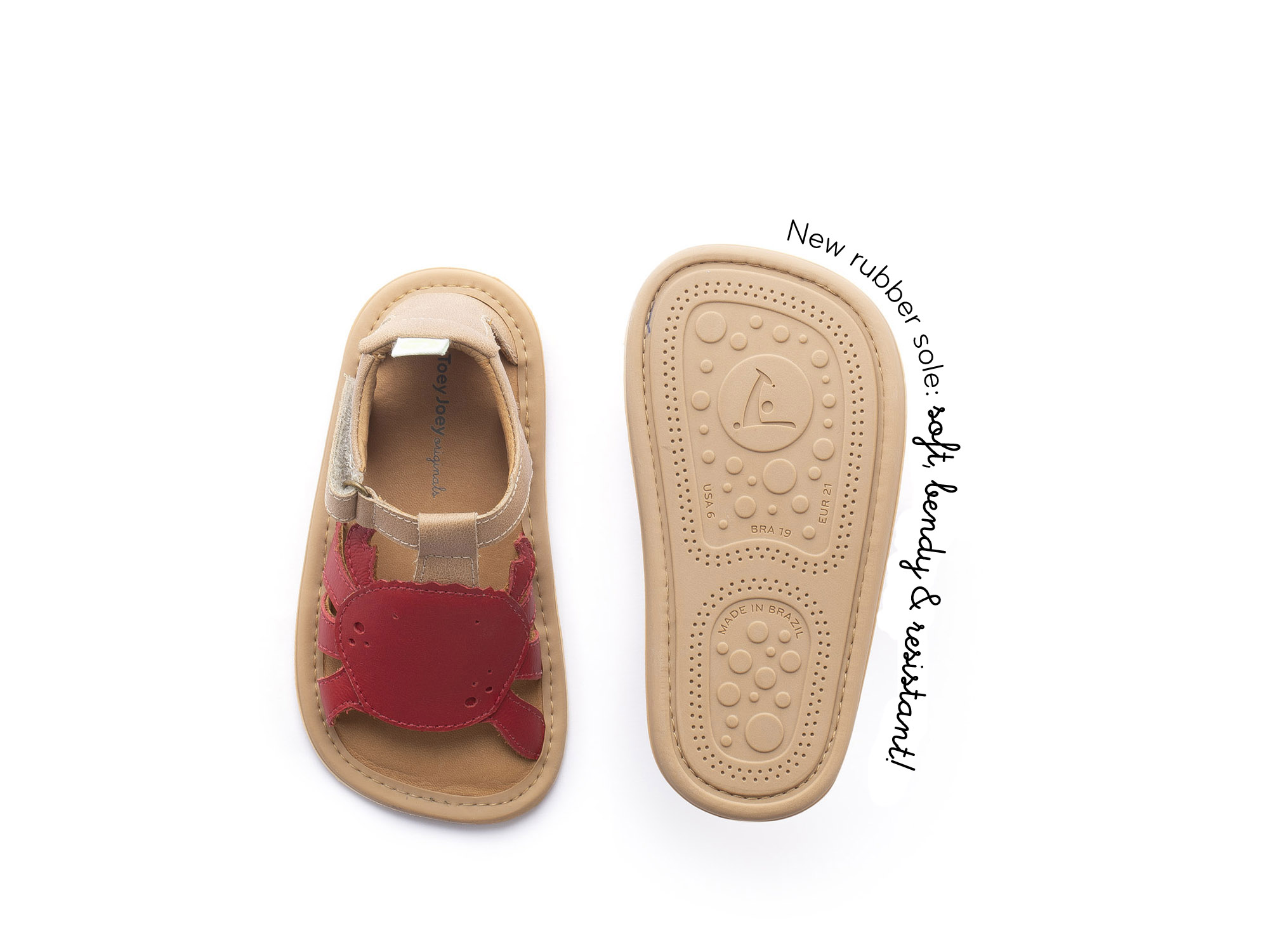 SIT & CRAWL Sandals for Boys Craby | Tip Toey Joey - Australia - 1