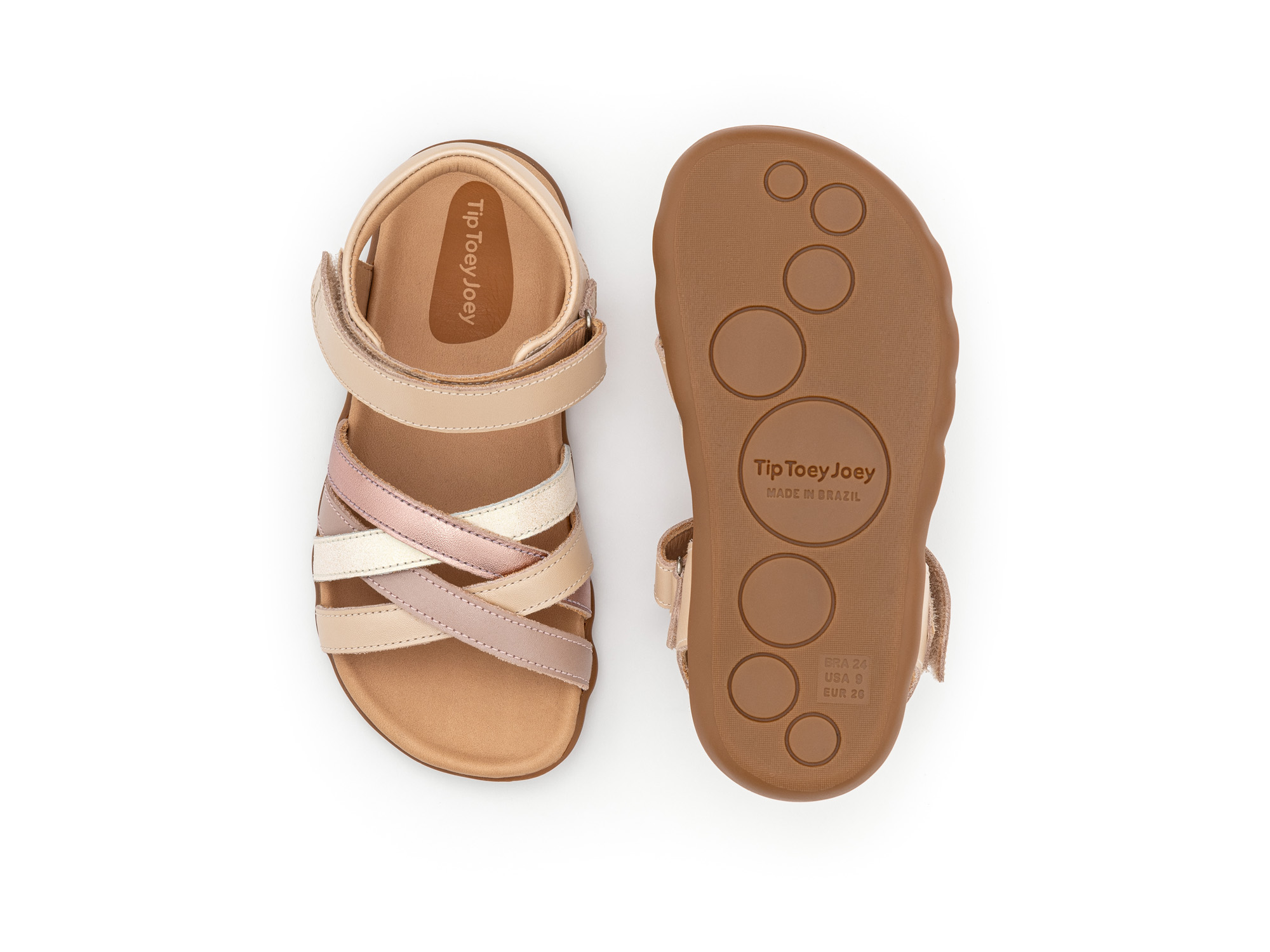 RUN & PLAY Sandals for Girls Criss Cross | Tip Toey Joey - Australia - 3