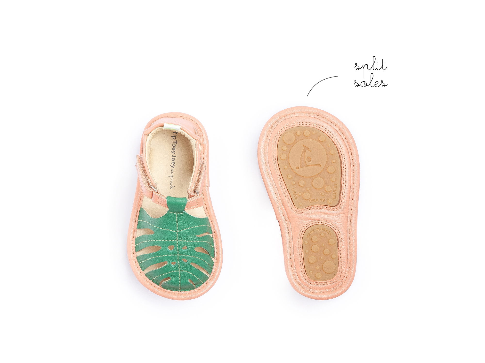 SIT & CRAWL Sandals for Girls Tropically | Tip Toey Joey - Australia - 1