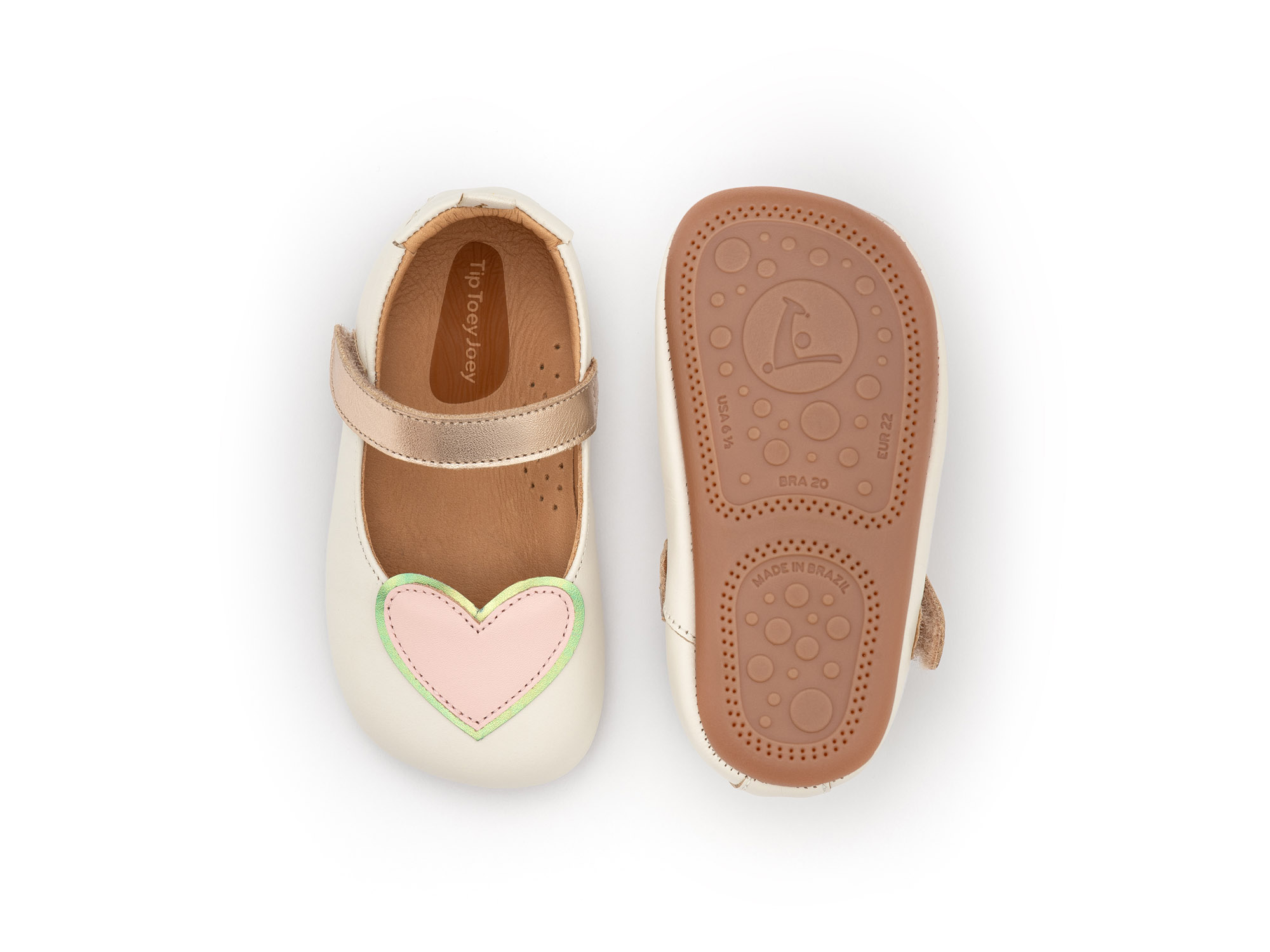 UP & GO Mary Janes for Girls Heart | Tip Toey Joey - Australia - 2