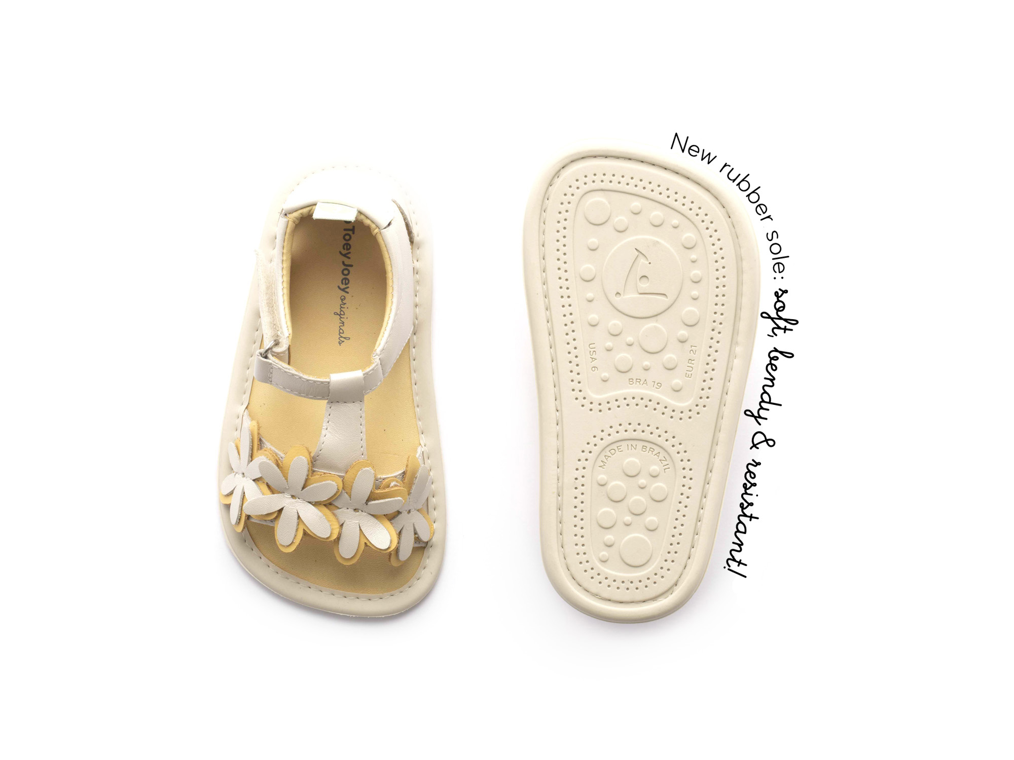 SIT & CRAWL Sandals for Girls Daisy | Tip Toey Joey - Australia - 1